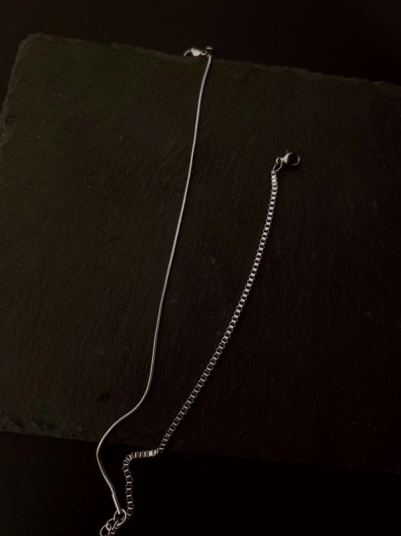 Simple Double-layer Stainless Steel Bracelet